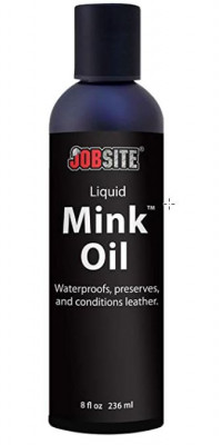 Mink Oil Leather Waterproof Liquid - 8 oz - 1 bottle_ Sports & Outdoors_MinkOil.jpg and 